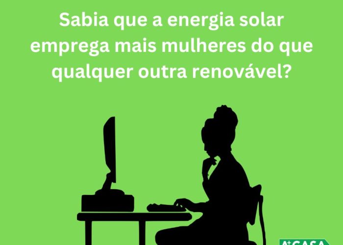 Dia Internacional da Mulher Sabia que a energia solar emprega mais mulheres do que qualquer outra renovável?